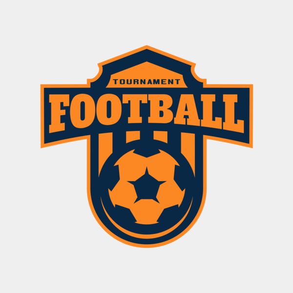 Football Tournament logo template Thumbnail