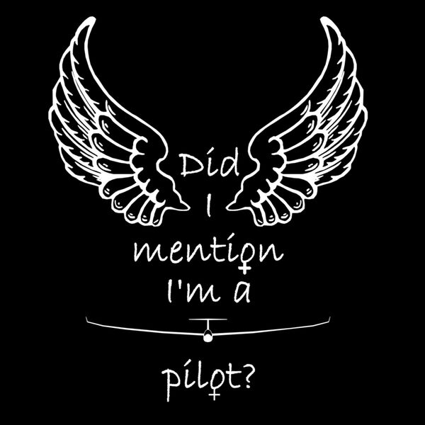 Ladies I'm a pilot - Wit Thumbnail